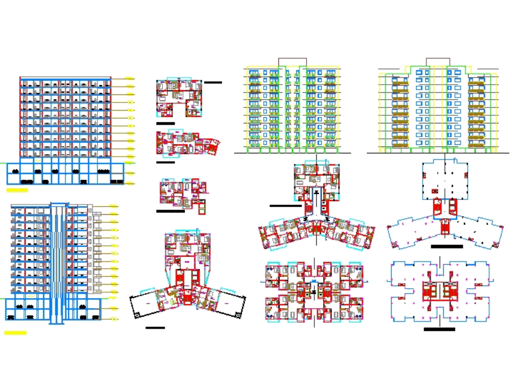 Edificio de 10 pisos en AutoCAD Descargar CAD gratis (620.64 KB) Bibliocad Edificio de 10 pisos en AutoCAD Descargar CAD gratis (620.64 KB) Bibliocad
