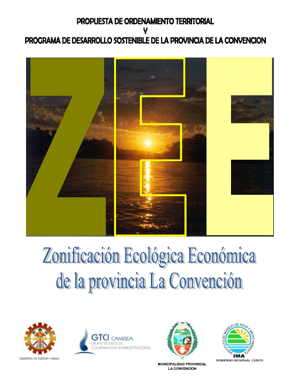 Ökologische ökonomische Zonierung der Provinz des Konvents