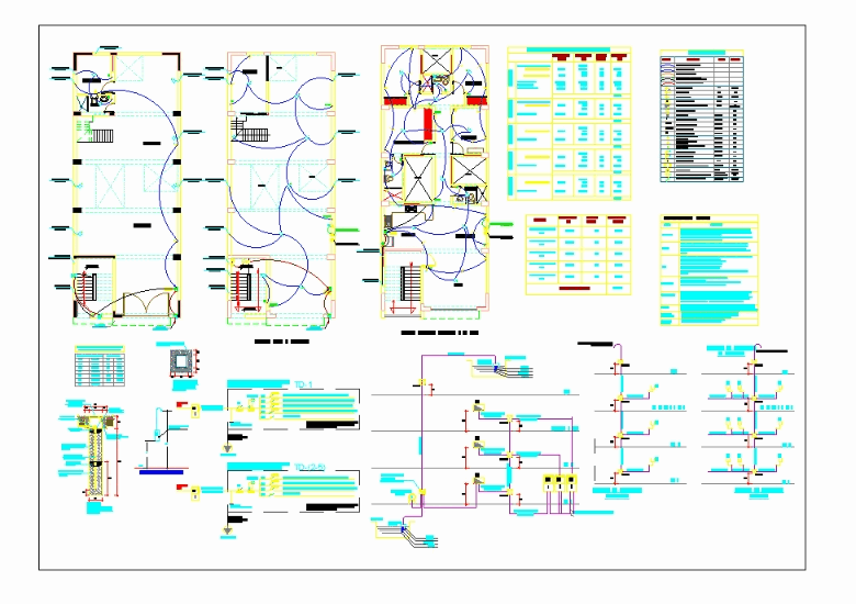 Immeuble Appartements Dans Autocad Téléchargement Cad 79736 Kb Bibliocad 7477