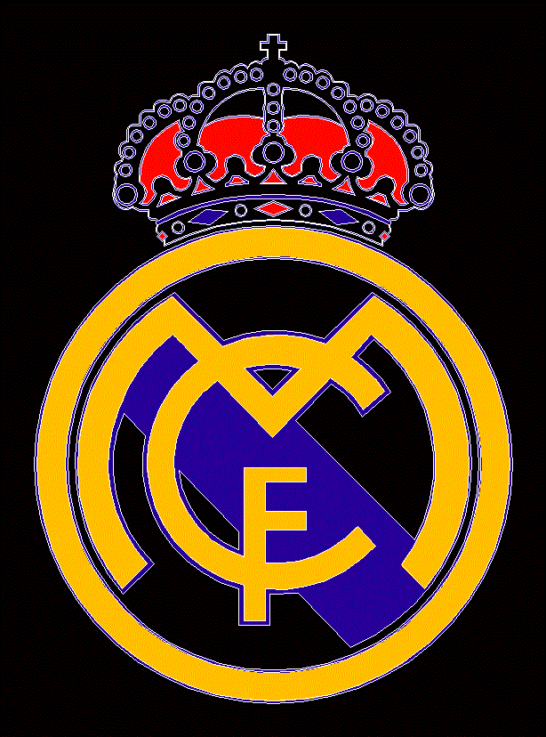 Schild des Real Madrid Clubs