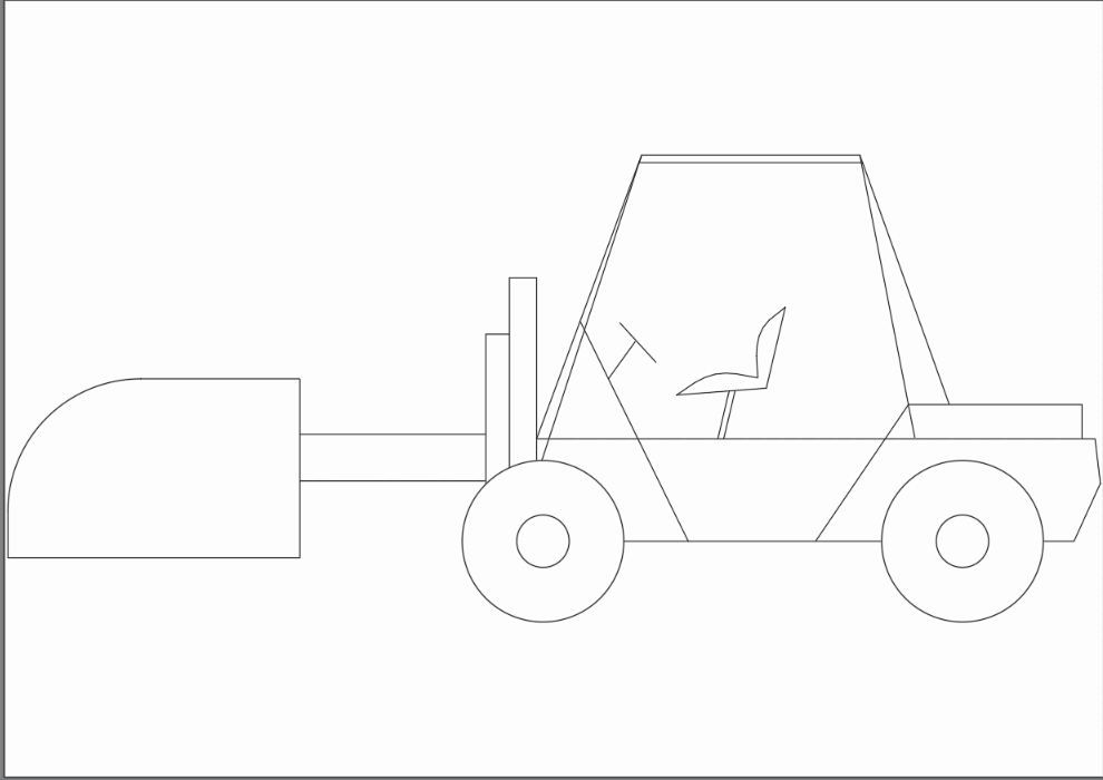 2d forklift in AutoCAD Download CAD free (1.56 MB) Bibliocad