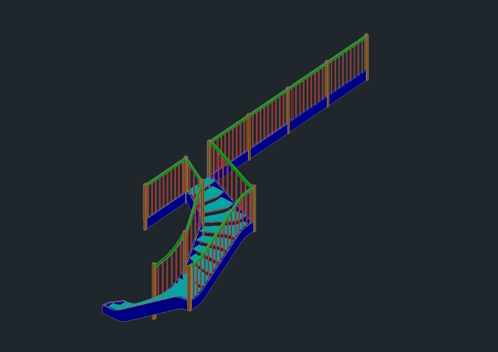 3d staircase
