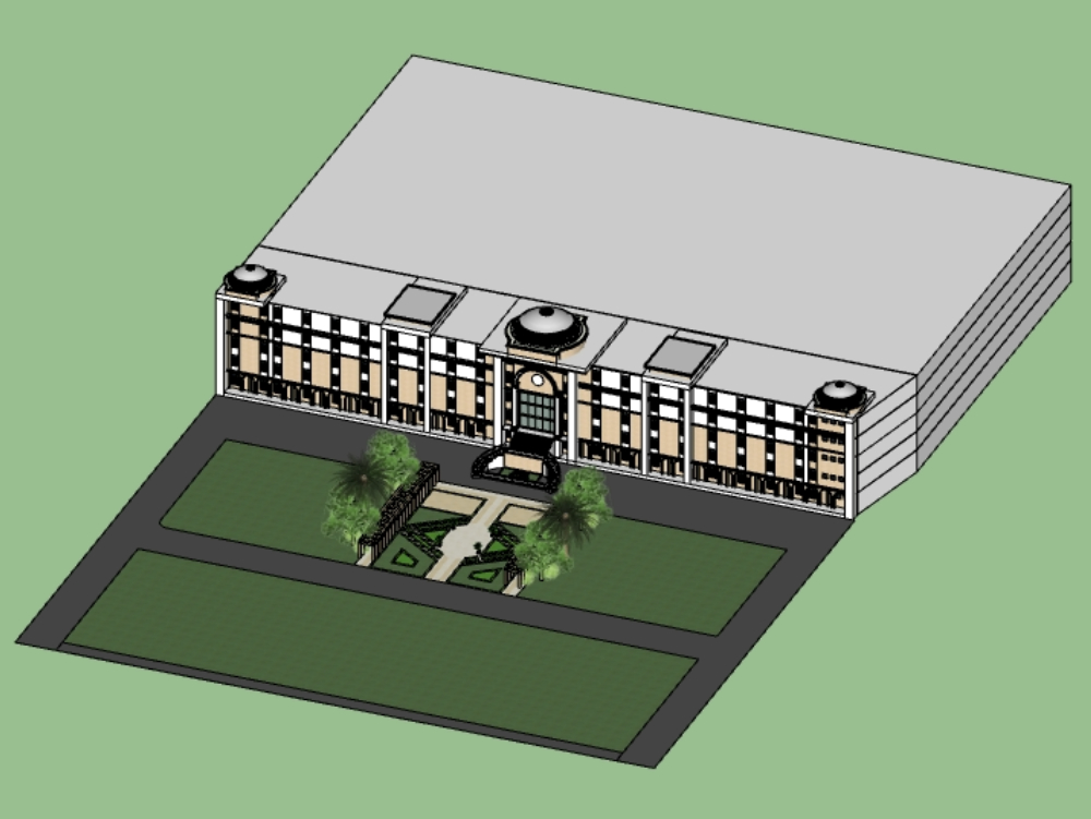 3D-Bildungsgebäude
