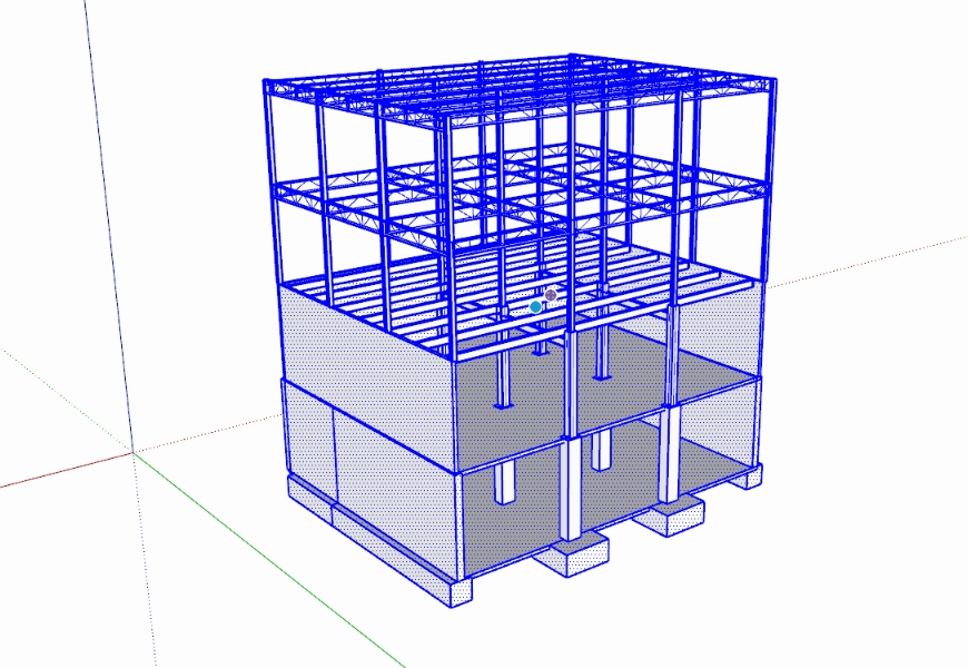 Estructura 3D sketchup