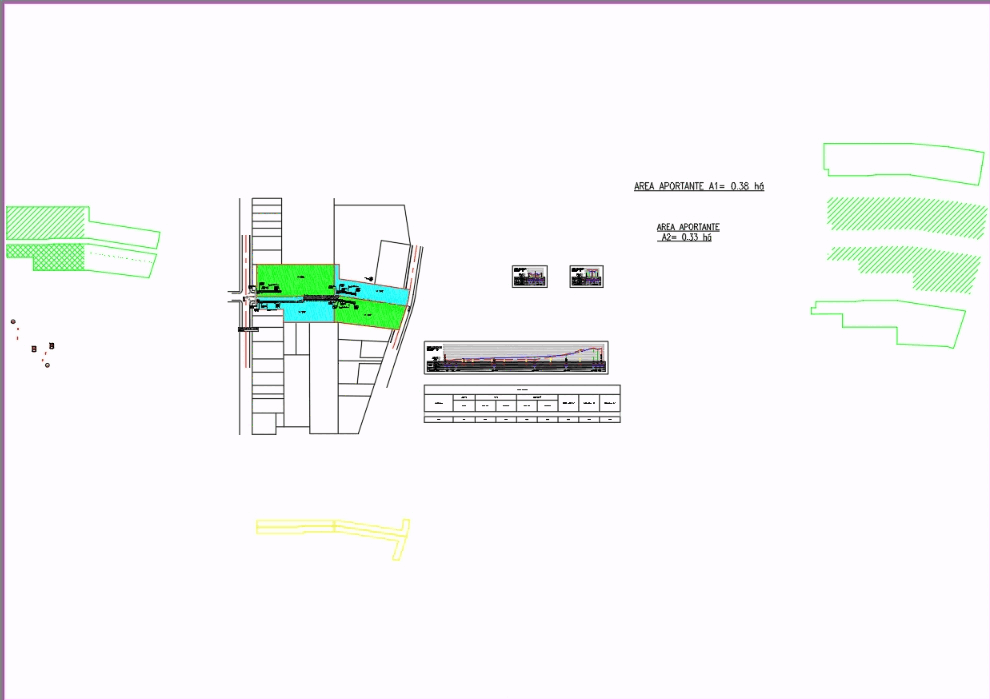 Aguas lluvia pasaje en AutoCAD Descargar