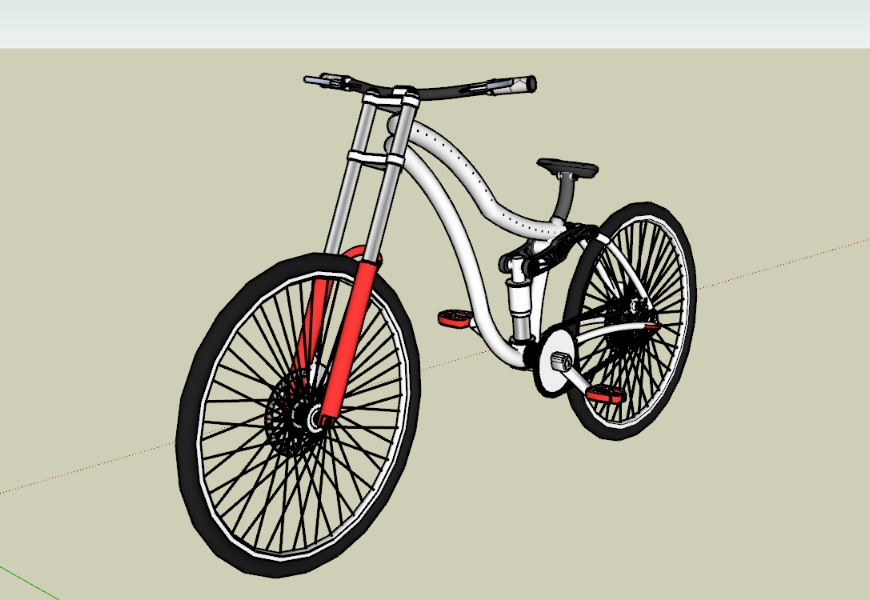 3D Fahrrad