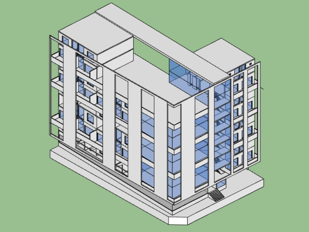 Complexo habitacional 3D