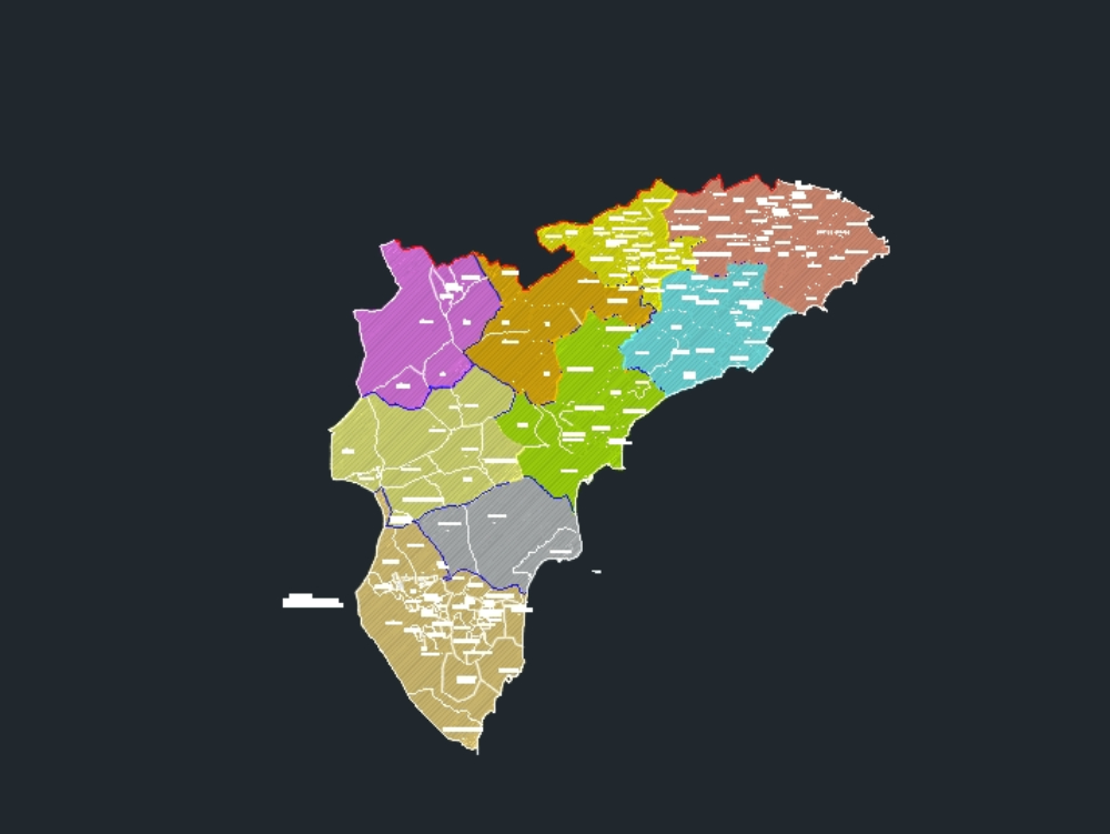 Alicante mapa de localização