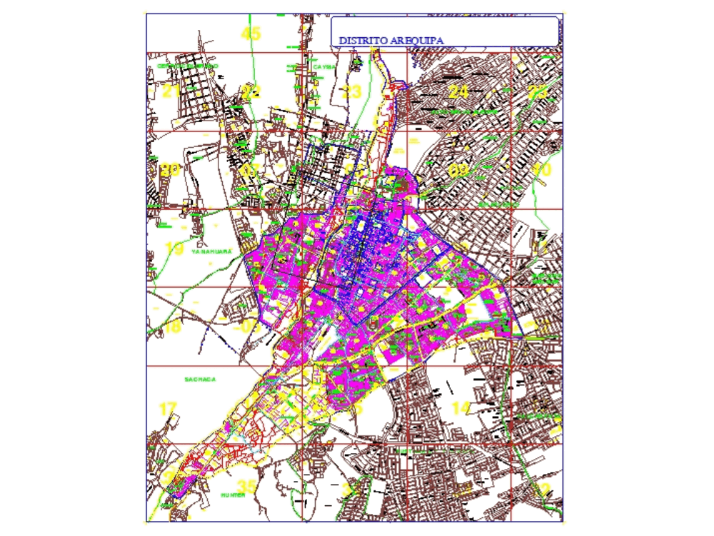 Arequipa plans in AutoCAD | Download CAD free (3.79 MB) | Bibliocad