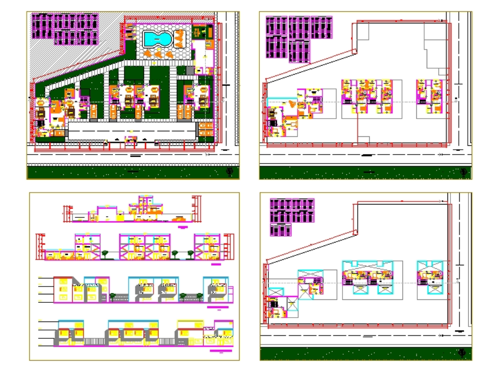 Vertical Multi Condomonio DWG Full Project for AutoCAD • Designs CAD