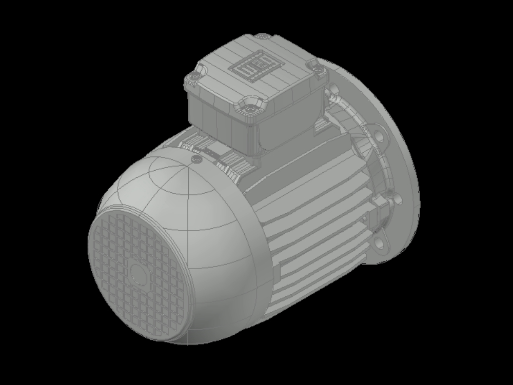 1-PS-Motor in 3D