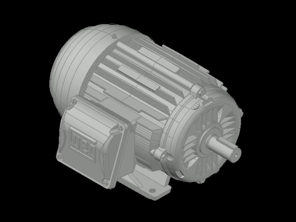 2-PS-Motor in 3D