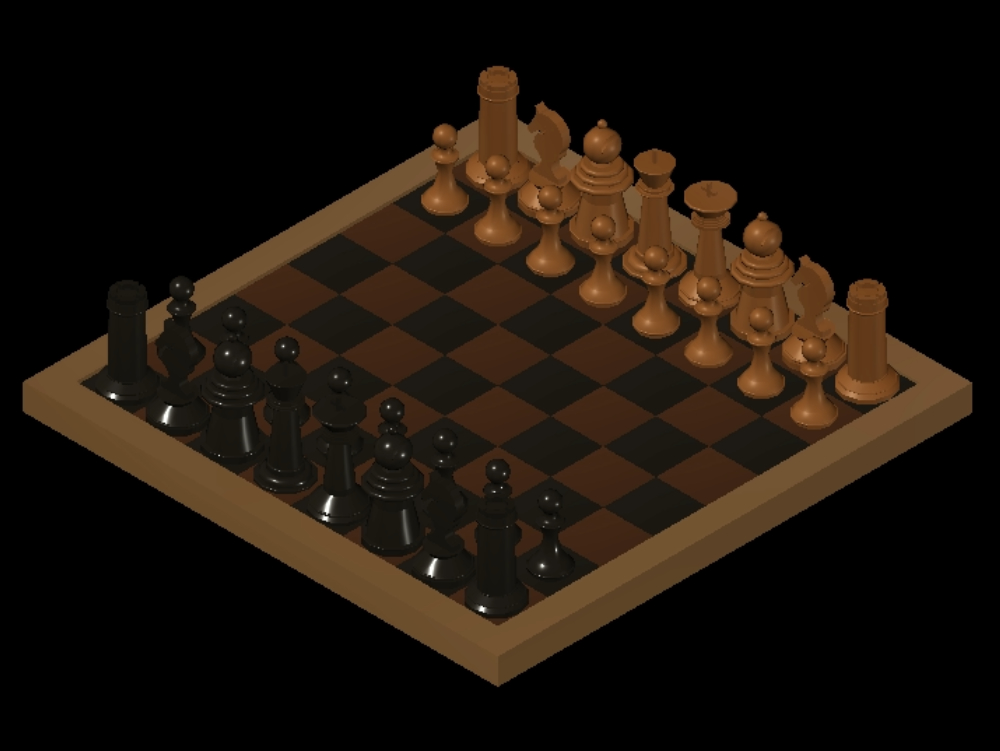 3d chess board