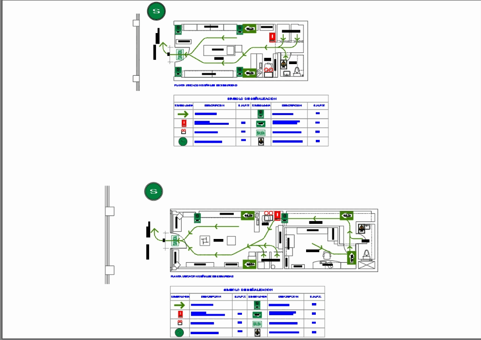 Evacuation center in AutoCAD | Download CAD free (107.59 KB) | Bibliocad