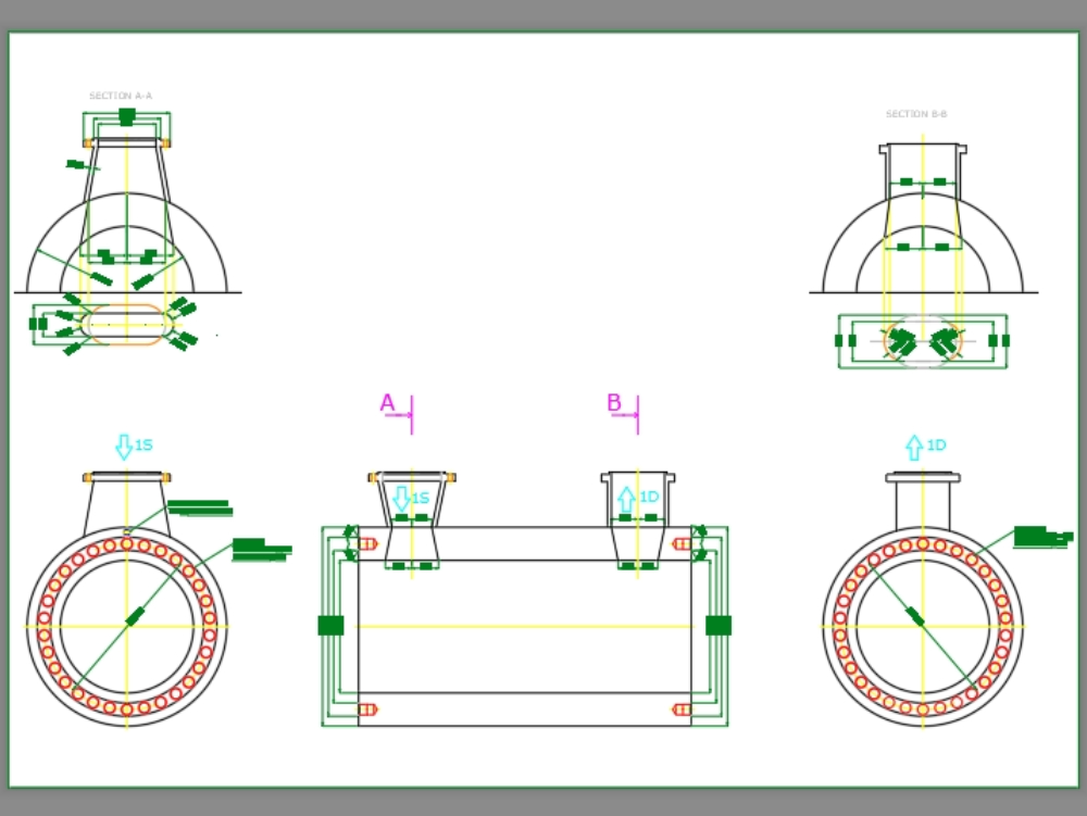Pièces de compresseur centrifuge (pch)