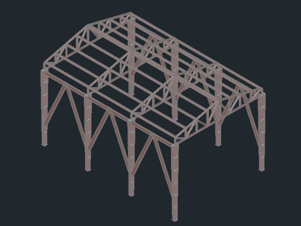Nave industrial 3D