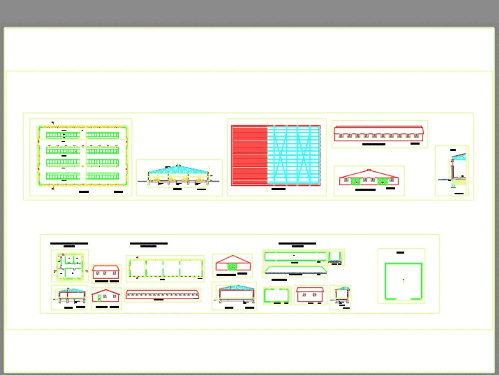 Proyecto ganado granja en AutoCAD Descargar CAD (186.08 KB) Bibliocad