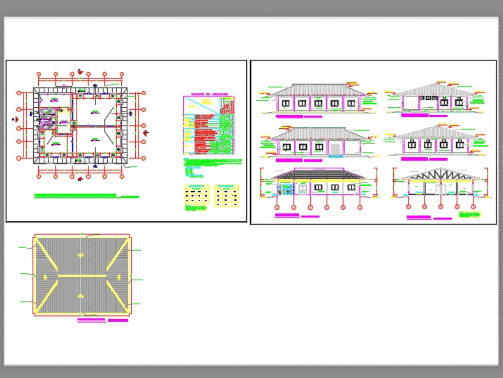 Modulo administrativo para clima tropical