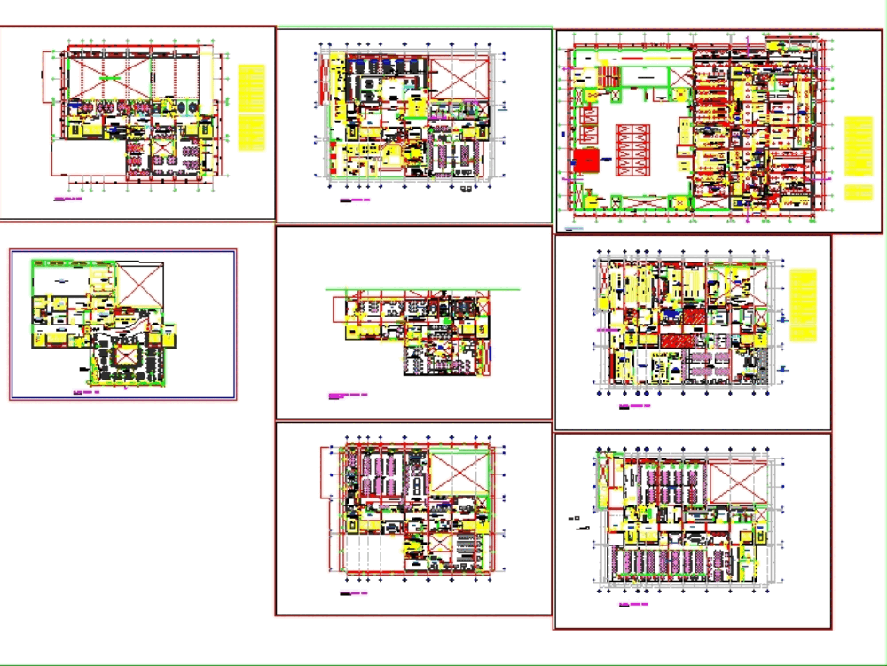 Des Bureaux Dans Autocad Téléchargement Cad 728 Mb Bibliocad 0933