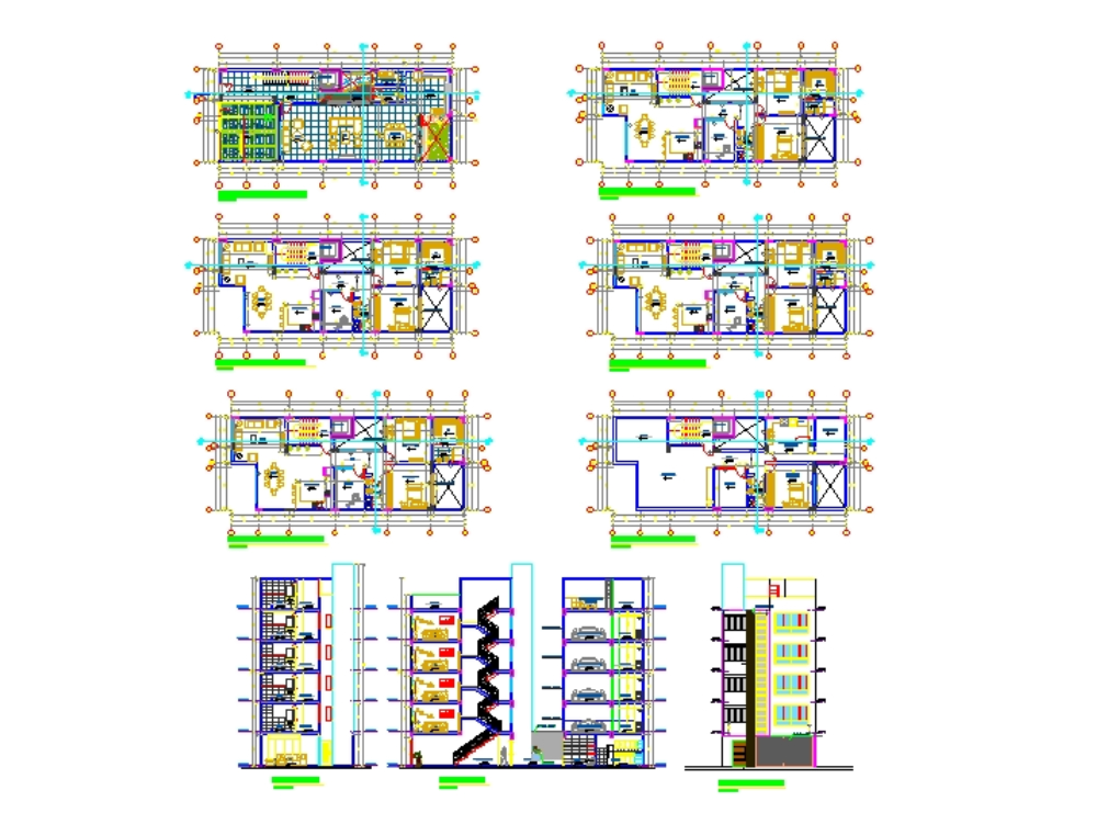 Edificio multifamiliar de 6 niveles