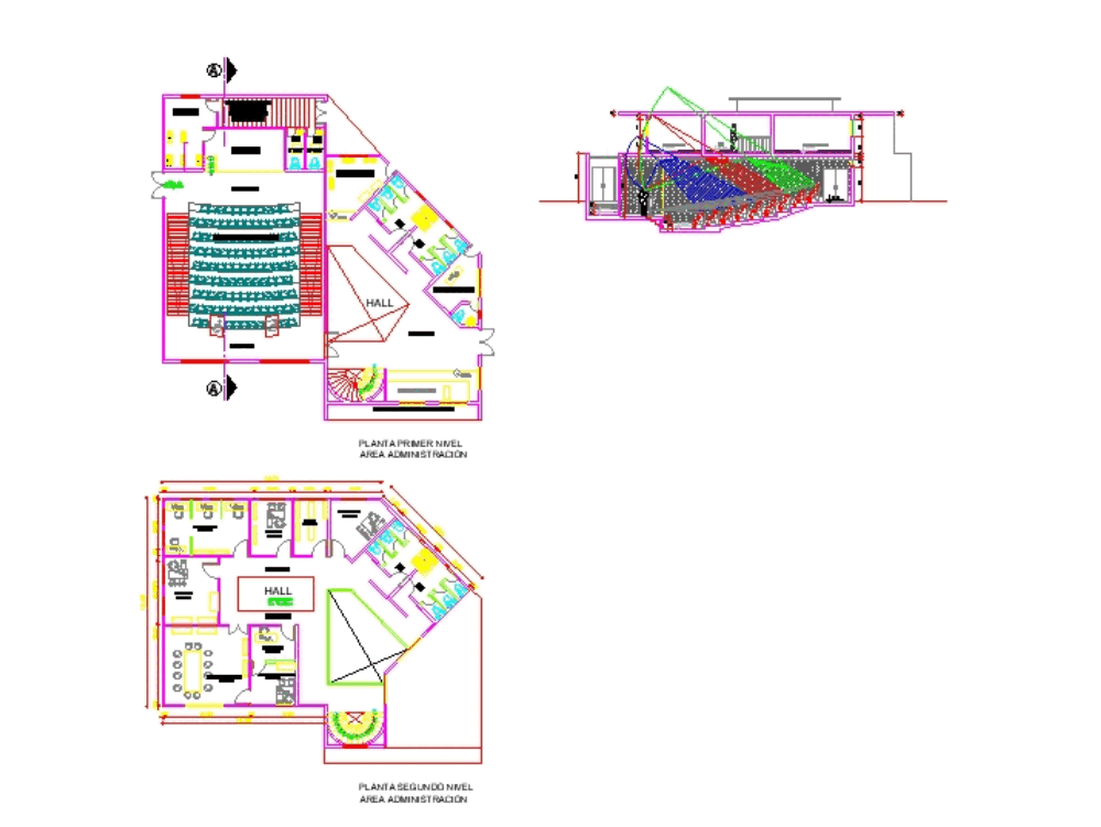 Acoustic panels scheme