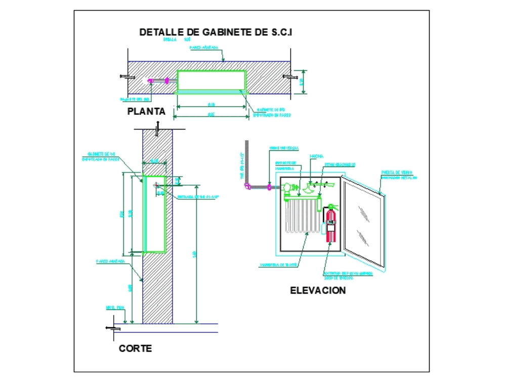 Detalle de gabinete de sistema contra incendio (65.38 KB ... fire alarm system block diagram 