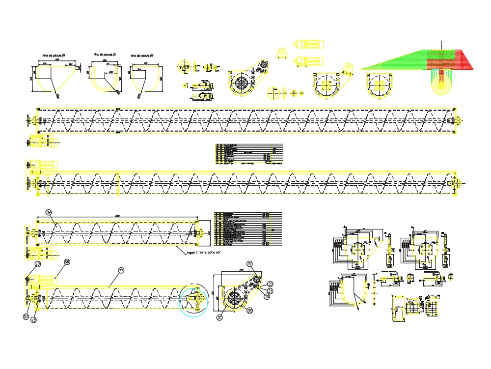 Conveyor in AutoCAD Download CAD free (455.02 KB) Bibliocad