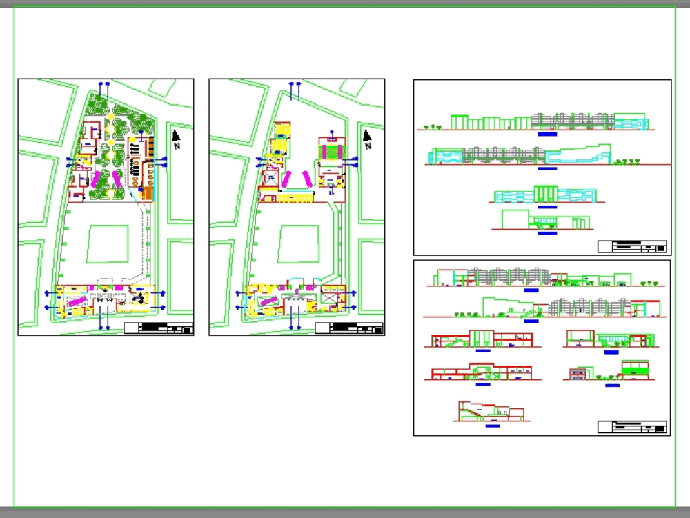 Centro Cultural En Autocad Descargar Cad 4 63 Mb Bibliocad