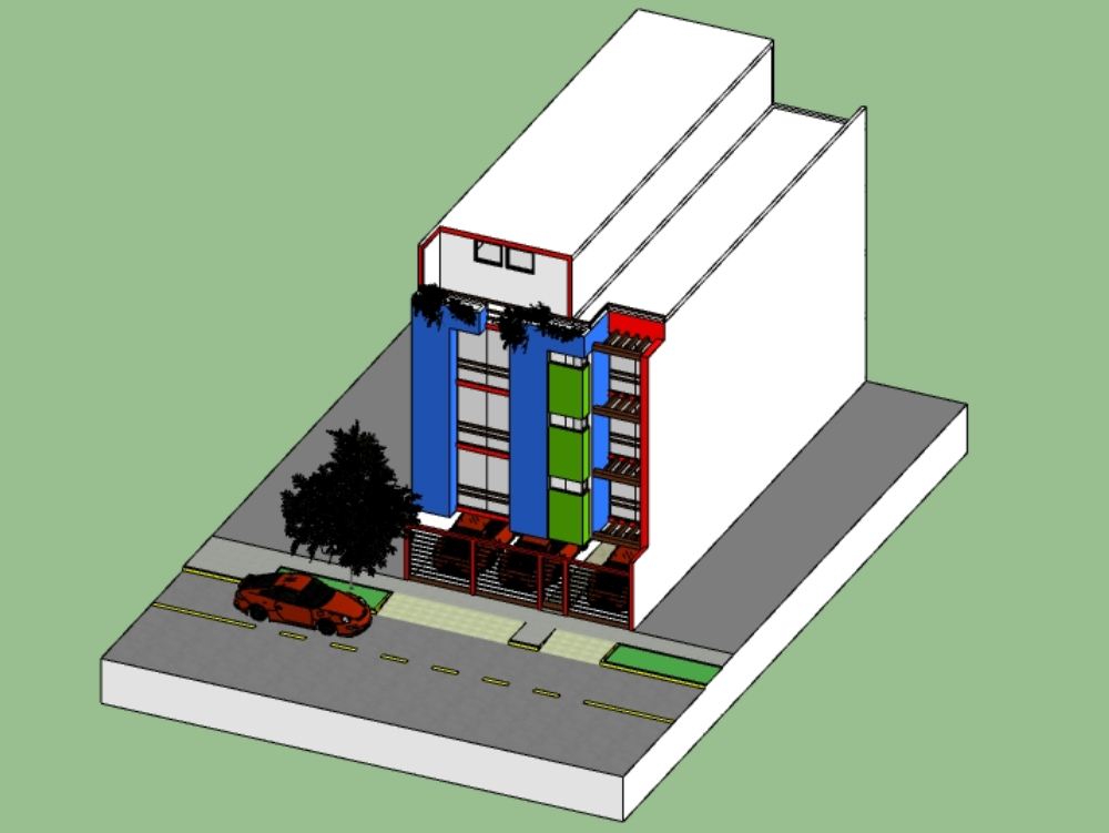 Multifamily building 3D