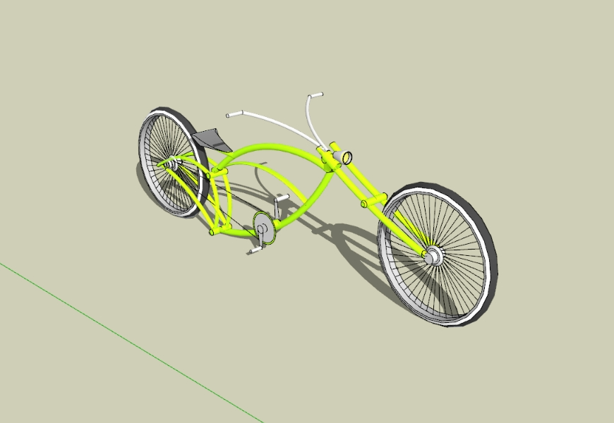 Bicicleta velha 3D
