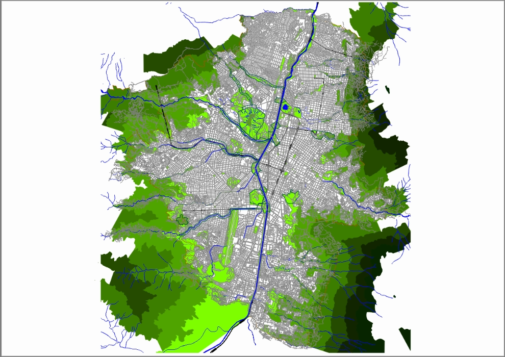 Medellin-Karte