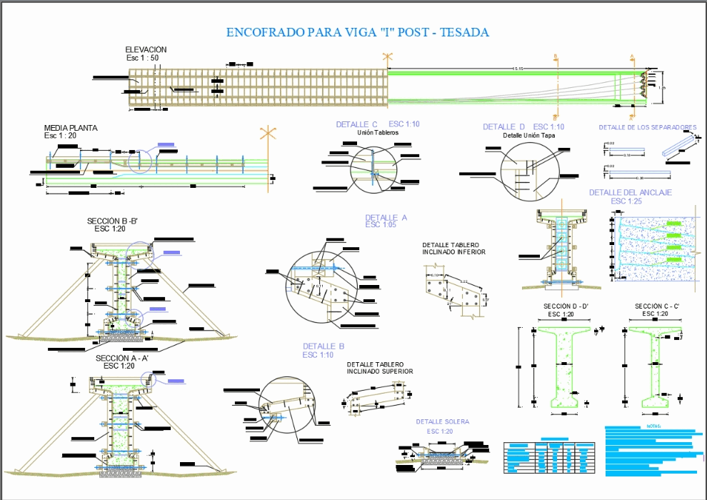 Beam formwork in AutoCAD Download CAD free (293.99 KB) Bibliocad