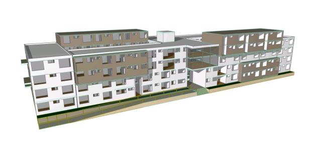Habitação multifamiliar - Archicad 3D