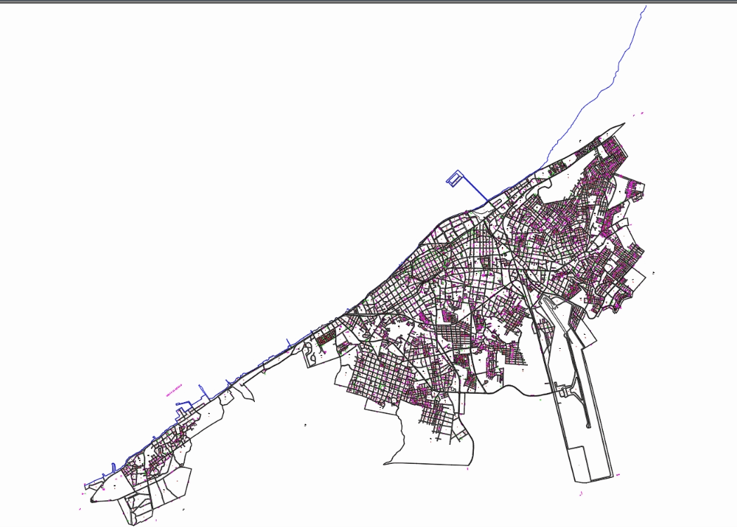 Plano Map San Francisco De Campeche In Autocad Cad 71753 Kb Bibliocad 