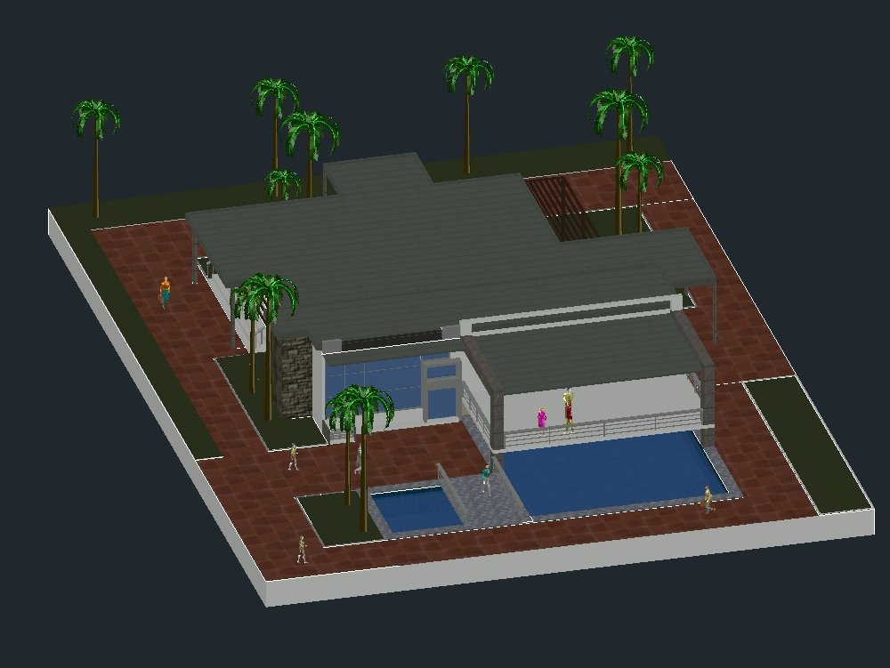 clubhouse - 3d