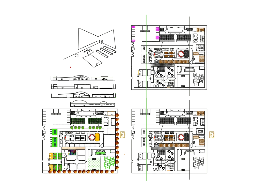 Проект школы автокад