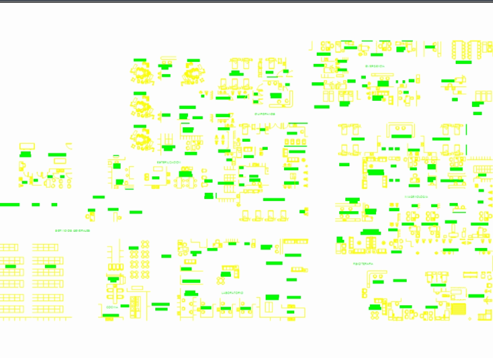 Autocad blocks for hospital in AutoCAD | CAD (1.4 MB 