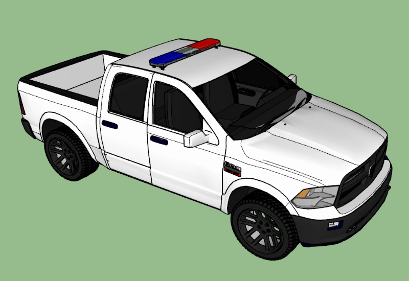 Polizeipatrouille 1500 Dodge Ram Truck