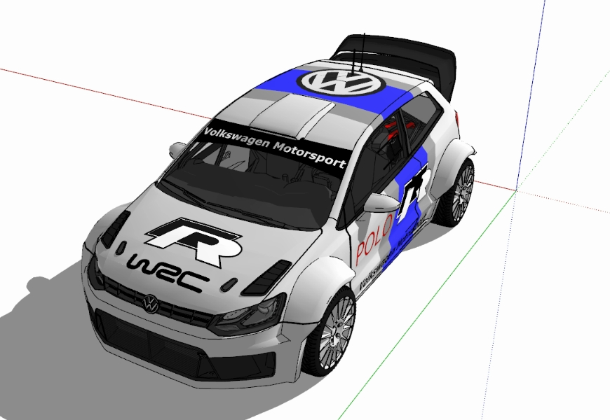 3D car rally