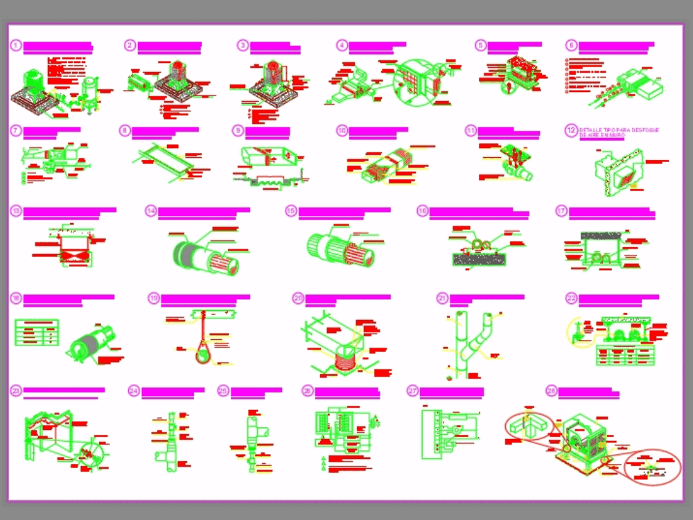 Air conditioning details in AutoCAD | Download CAD free ... hvac drawing autocad 
