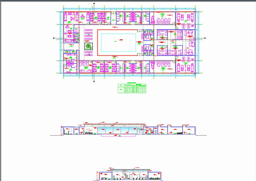 Unidad de rehabilitacion en AutoCAD | Descargar CAD (2.33 MB) | Bibliocad