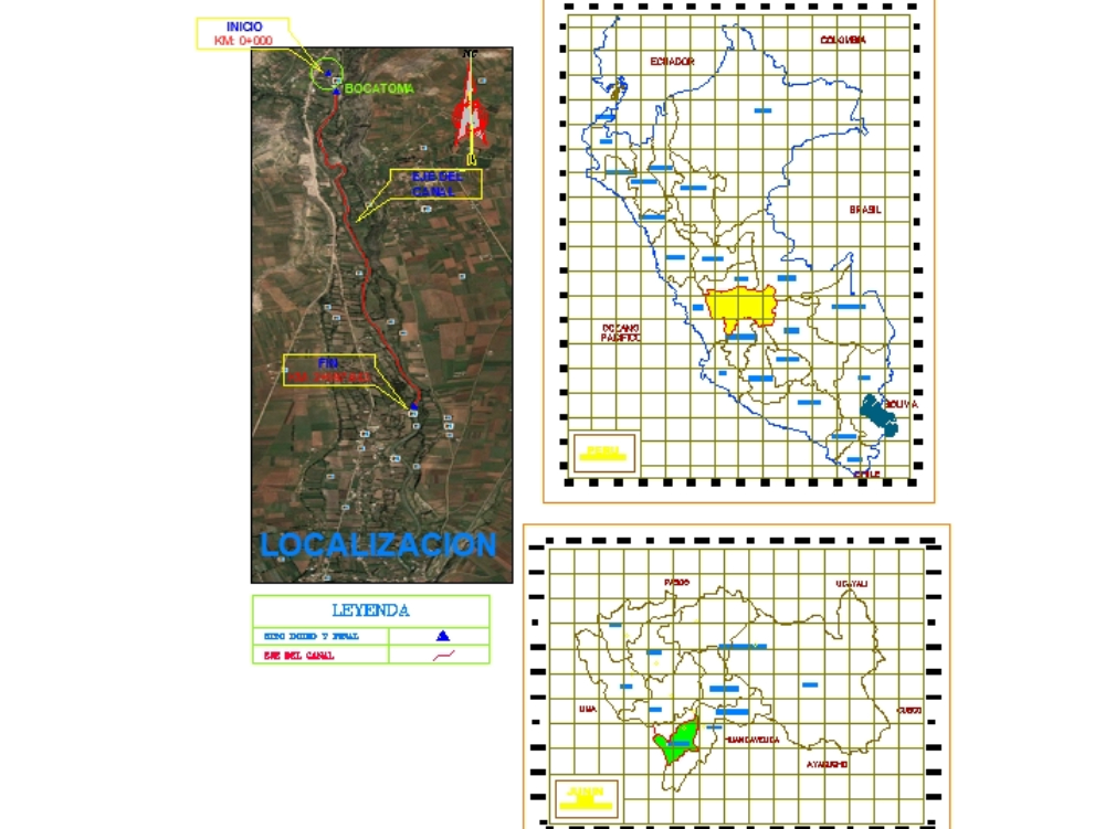 Lageplan von Huarisca - Chupaca