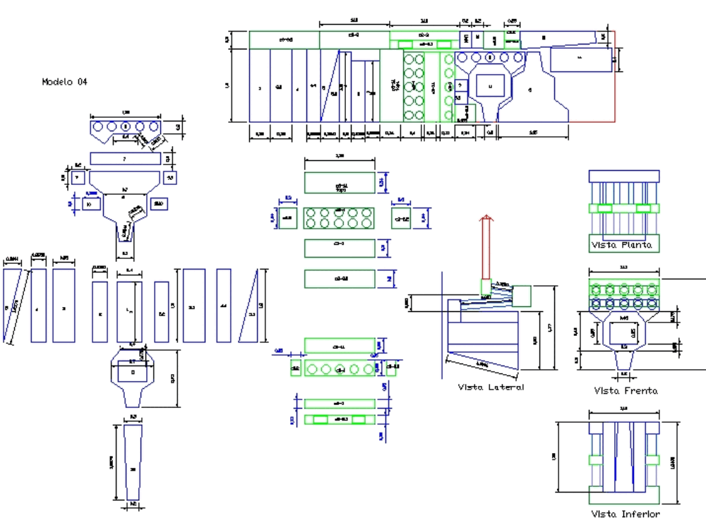 Furnace exploded dehydrate in AutoCAD | CAD (117.21 KB) | Bibliocad