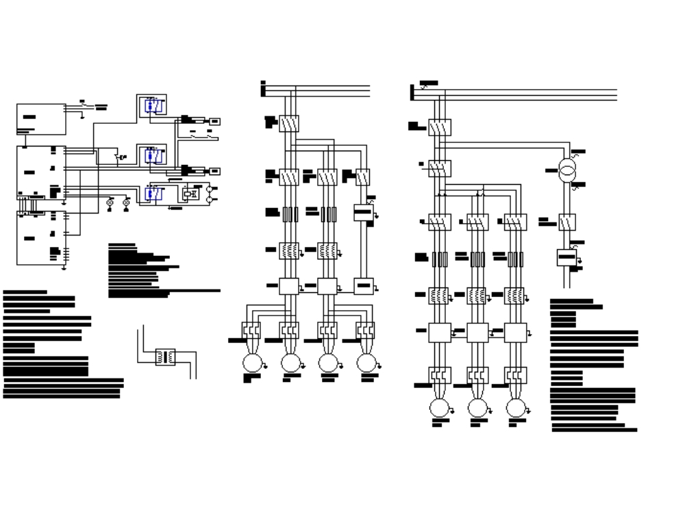 Desenho de motor elétrico em AutoCAD, Baixar CAD Grátis (102.85 KB)