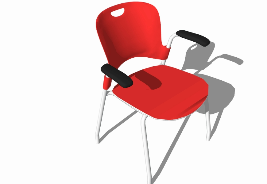 Herman Miller Caper Stacking - cadeira 3D