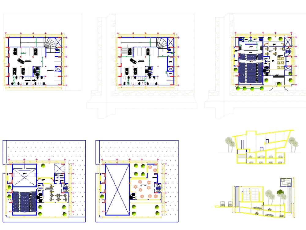 Centro Cultural En Autocad Descargar Cad Gratis 1 53 Mb Bibliocad