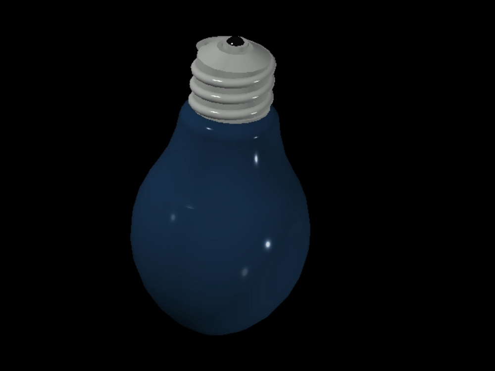 lâmpada 3d