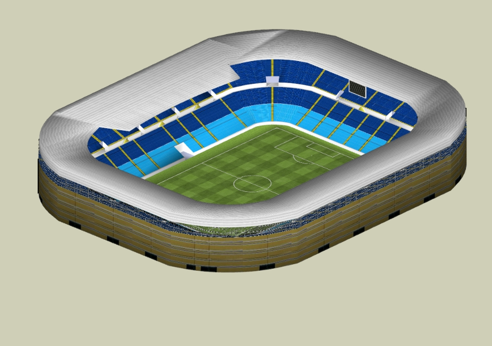 Stade monumental - 3D