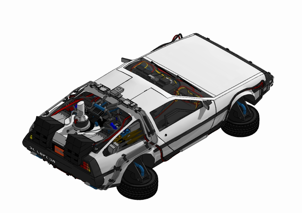 Back to the future - time machine 3D
