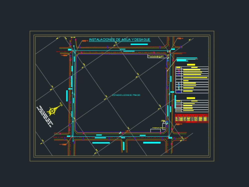 INSTALLATION PLAN FOR STADIUM TOPOGRAFIA